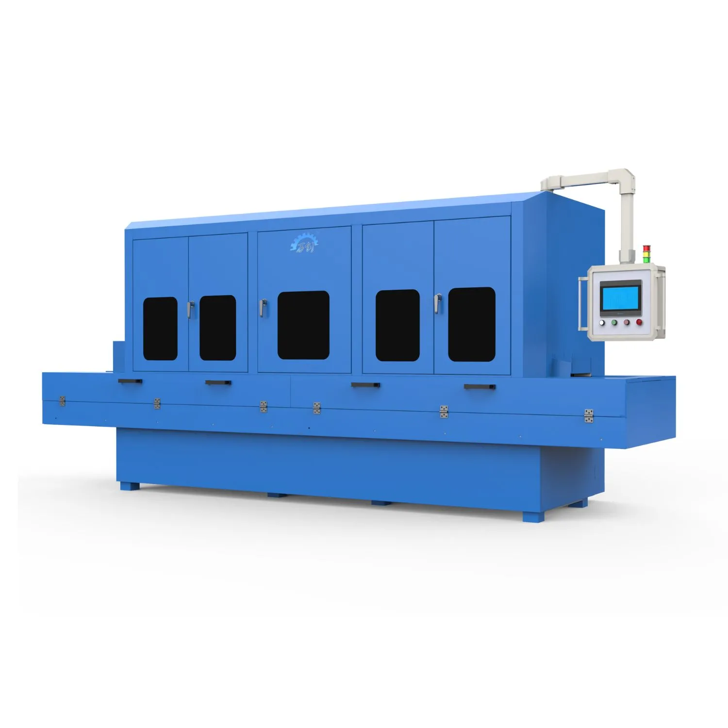 Double-Sided Deburring, Cleaning & Drying Line
