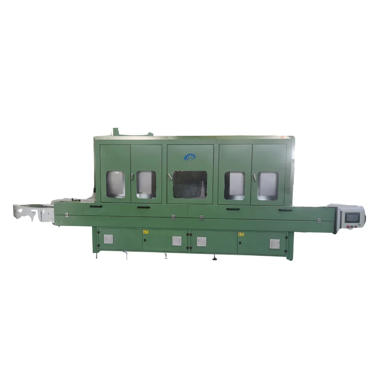 Automatic Feeding - Automatic Double-sided Deburring - Cleaning, Rust Prevention, Drying - Automatic Feeding (Extends to Visual Inspection)